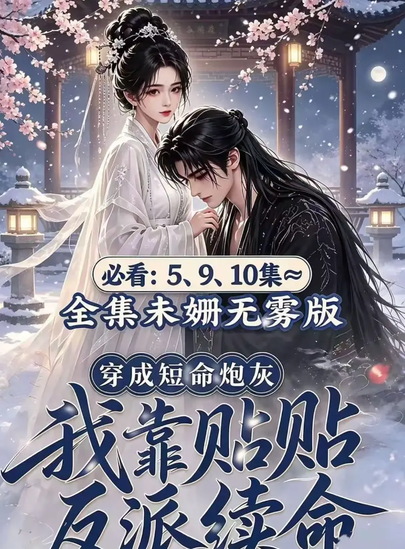 AI漫剧黄果版《穿成短命炮灰，我靠贴贴反派续命》未删减全集完整版免费看无雾-穿书炮灰抱对腿反派怀里好续命-穿成短命炮灰全集百度网盘免费分享